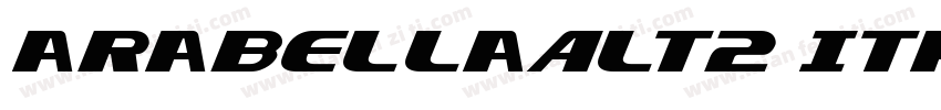arabellaALT2 Italic字体转换